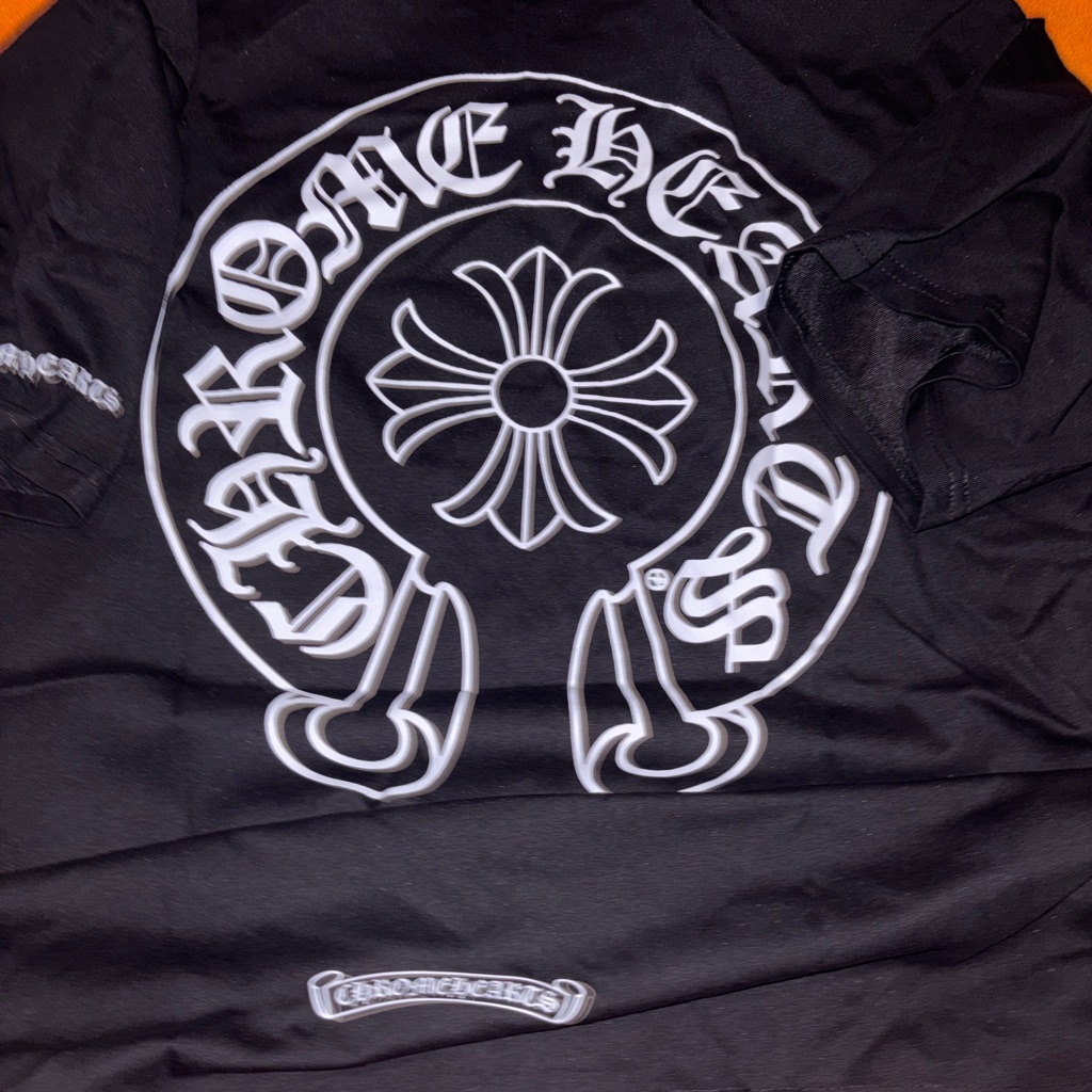 Chrome Hearts Black And White Logo Tee